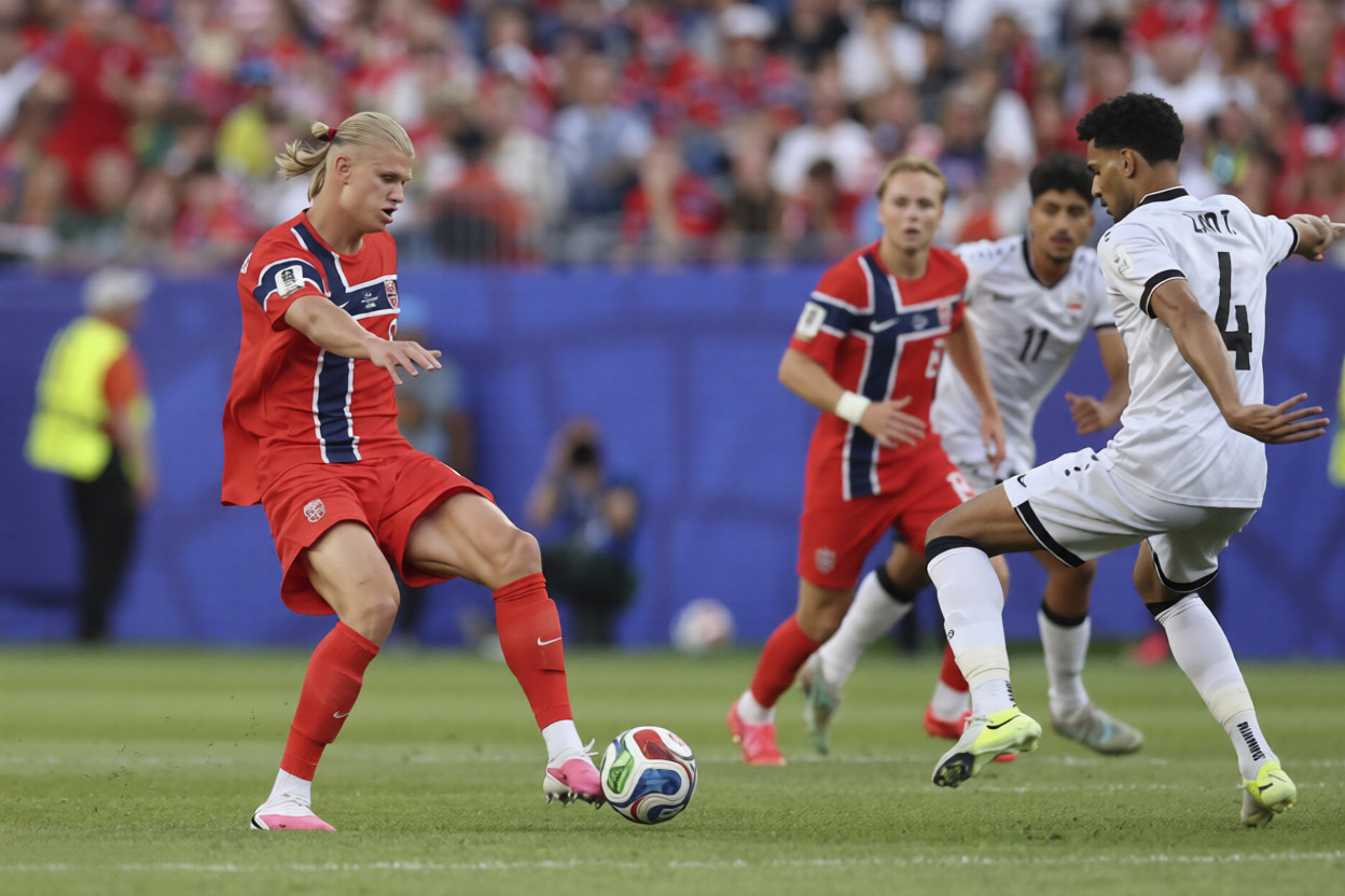 Haaland marque pour son premier match en Coupe du monde